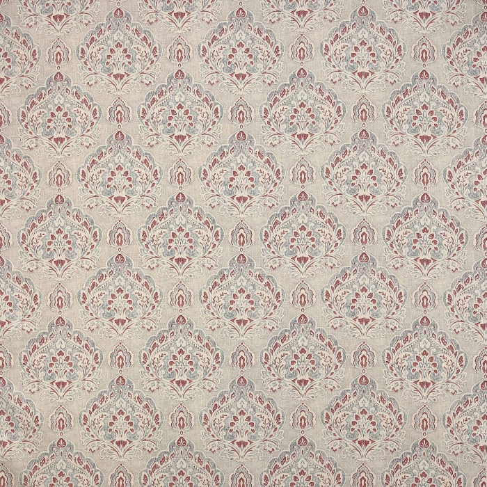 Lismore Leinen-Meterware von Colefax & Fowler, red